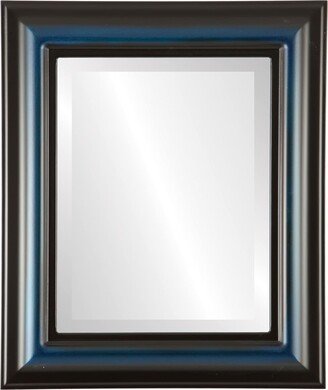 OVALCREST by The OVALCREST Mirror Store Lancaster Framed Rectangle Mirror in Royal Blue