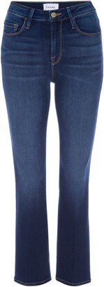 Le Crop Mini Boot High Waist Jeans