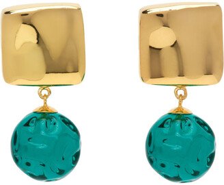 Gold & Green Anthony Bianco Edition Lea Earrings