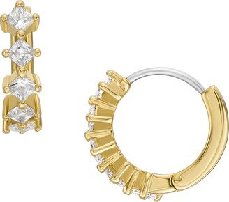 Women's Hazel Classic Glitz Gold-Tone Brass Stud Earrings