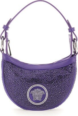 Mini Hobo Bag With Crystals-AA