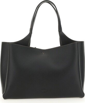 T Timeless Logo Plaque Medium Tote Bag-AA