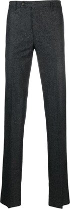 Tailored Check-Pattern Trousers