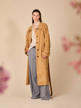 Alcantara Trench Coat