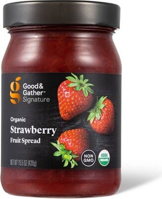 Signature Organic Strawberry Fruit Spread - 15.5oz - Good & Gather™