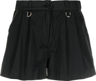 Pleat-Detail Shorts-AB