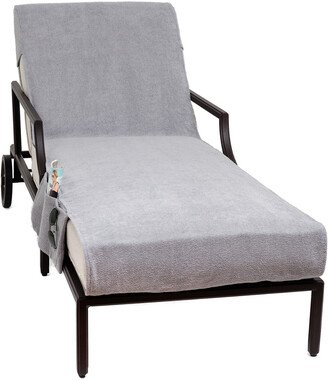 Turkish Chaise Lounge Cover With Side Pockets