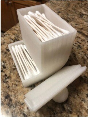 Cotton Swab Dispenser, Bathroom, Dorm, Strorage, Organizer, Q-Tip, Qtip, Cotton, Clean