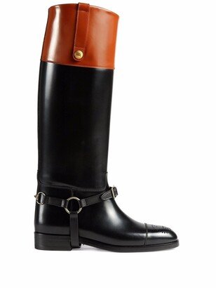 Horsebit knee-high boots-AA