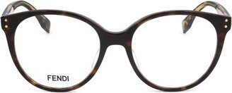 Fendi Eyewear Round Frame Glasses-AE