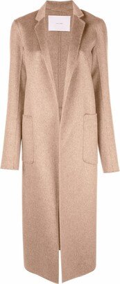 Vanessa open-front cashmere coat-AA