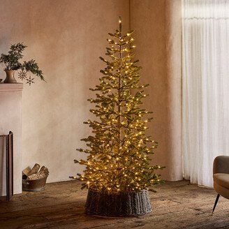 Faux Pre-Lit Silvertip Fir