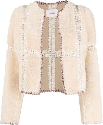 Shearling Cropped Jacket