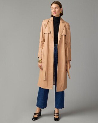 Collection Harriet trench coat in leather