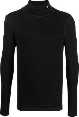 Seamless turtleneck jumper