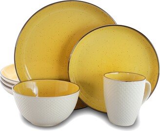 Mellow-Yellow 16Pc Dinnerware Set