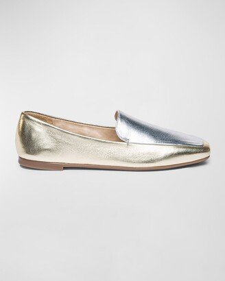 Genesis Bicolor Metallic Loafers