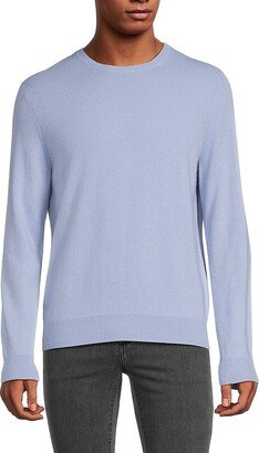 Classic Fit Crewneck Cashmere Sweater-AB