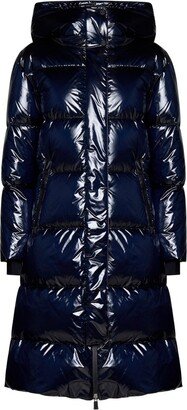 Hooded Quilted Down Coat