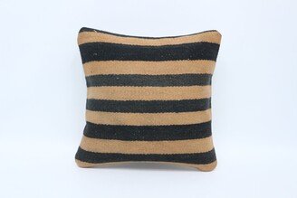 Throw Pillow, Personalized Pillow Cover, Orange Cushion, Striped Covers, Trendy 10601