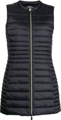 Cindy long puffer vest