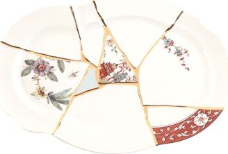 Kintsugi Tray And Serving Plate White