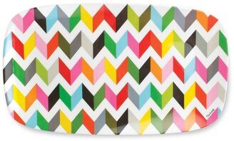 Melamine 13.75 x 8 Ziggy Rectangular Platter, set of 2