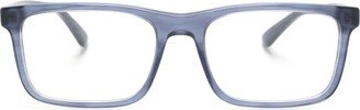 Logo-Print Rectangle-Frame Glasses