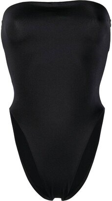 Stretch-Fit Strapless Swimsuit