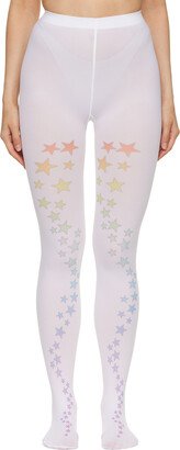 Praying White Tattoo Tights