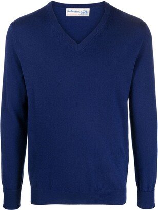 V-neck cashmere jumper-AX