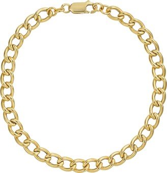 Men's 14K Yellow Gold Curb Chain Bracelet