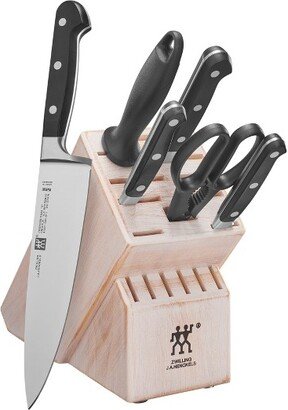 Professional S 7-pc Knife Block Set - Rustic White