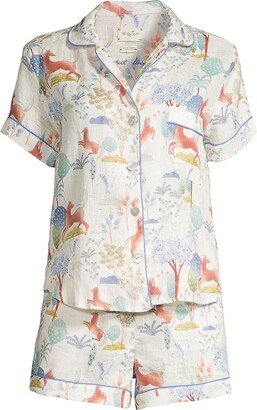 Blissful Journey Nina Two-Piece Pajama Set-AA