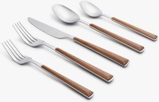 20pc Esben Beachwood Flatware Set