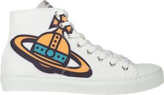 Plimsoll High Top Sneakers White