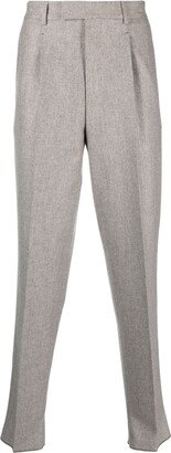 Tapered Wool Chino Trousers