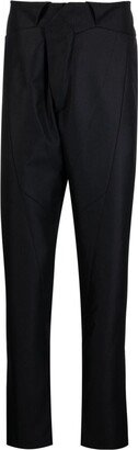 Tapered Wool Trousers-AE