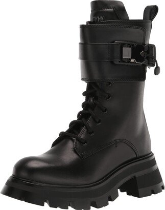 Women's Lace-up Lug Sole Combat Boot Fashion-AA