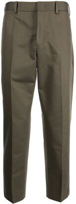 Tapered Slim-Cut Trousers