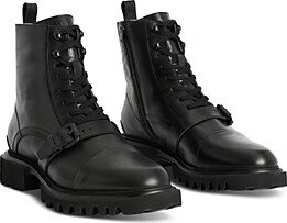 Women's Tori Lace Up Buckled Combat Boots