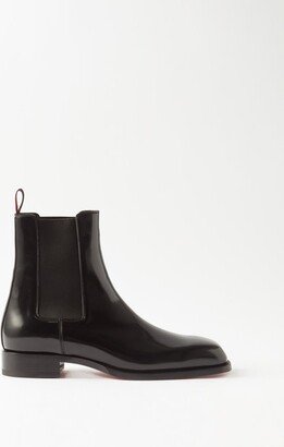 Amiraldo Patent-leather Chelsea Boots