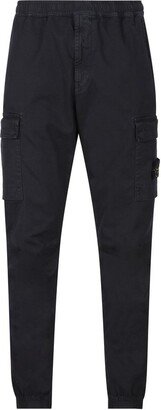 Logo Patch Tapered Cargo Trousers-AB