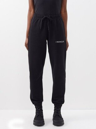 4 MONCLER HYKE Logo-patch Cotton-jersey Track Pants