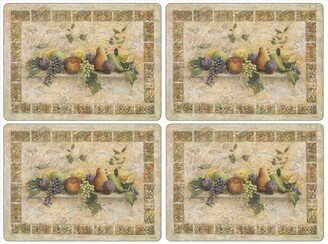 Tuscan Palette Collection Placemats - Set of 4 - 15.7 x 11.7 Inch