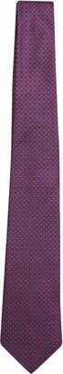 Bordeaux/ Blue Silk Tie