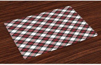 Tartan Place Mats, Set of 4