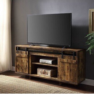 60 Bellarosa TV Stand for TVs up to 60 Rustic Oak