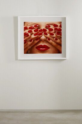 AP8 - Guy Bourdin Framed Print, 35'' X 31'' - Red