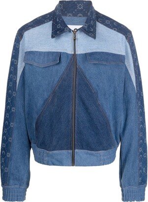 Monogram denim jacket-AD